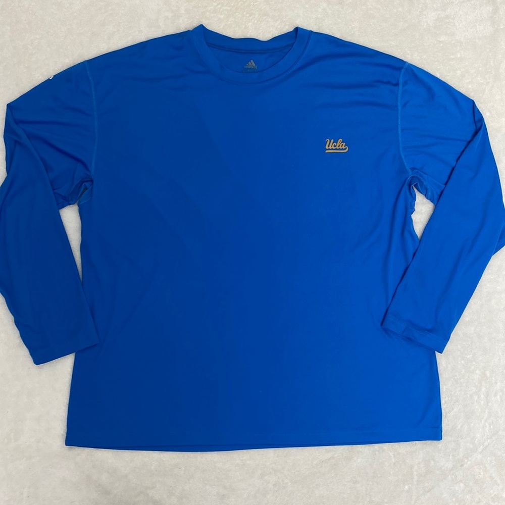 UCLA Adidas Climacool Long Sleeve shirt.  Bright blue.  VGUC, size xl